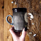 Anglerfish Porcelain Carved Mug