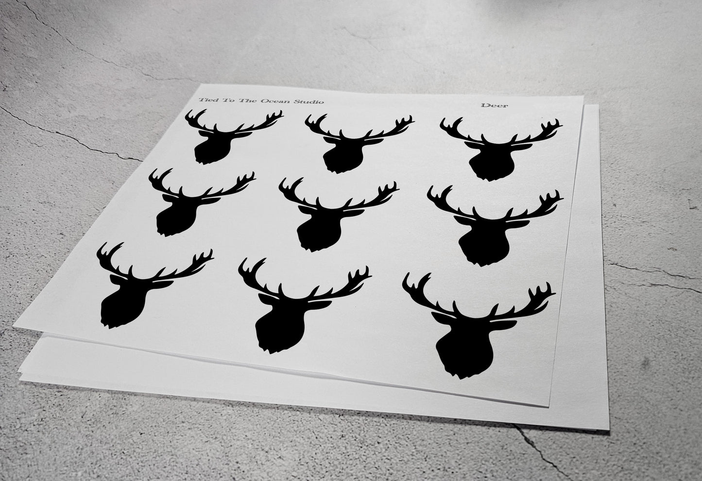 Deer Resist Sticker