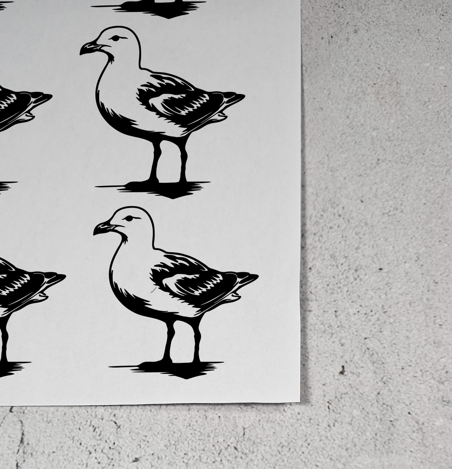 Seagull Adhesive Stencil
