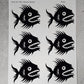 Fish Adhesive Stencil