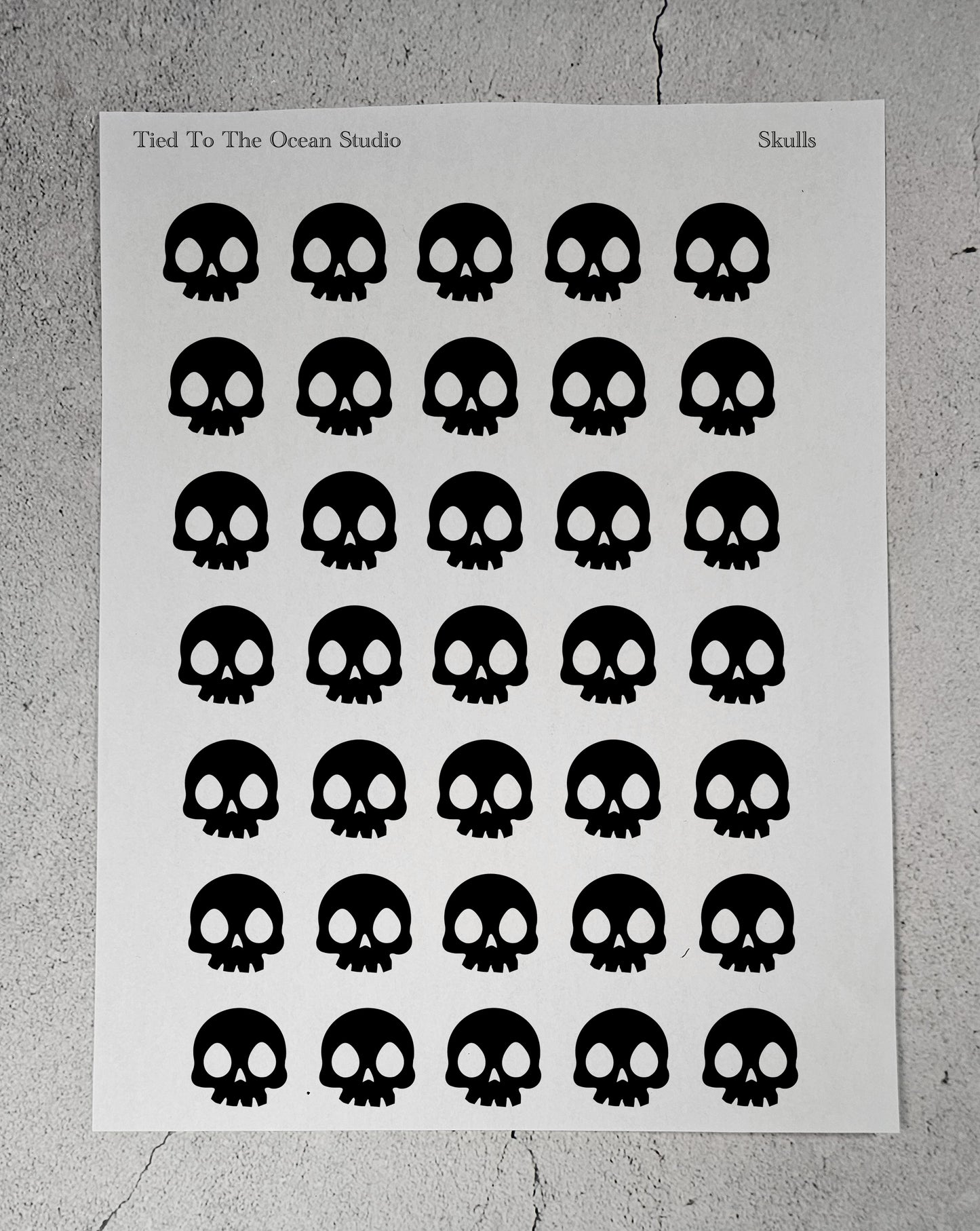 Skull 2.0 Resist Stickers