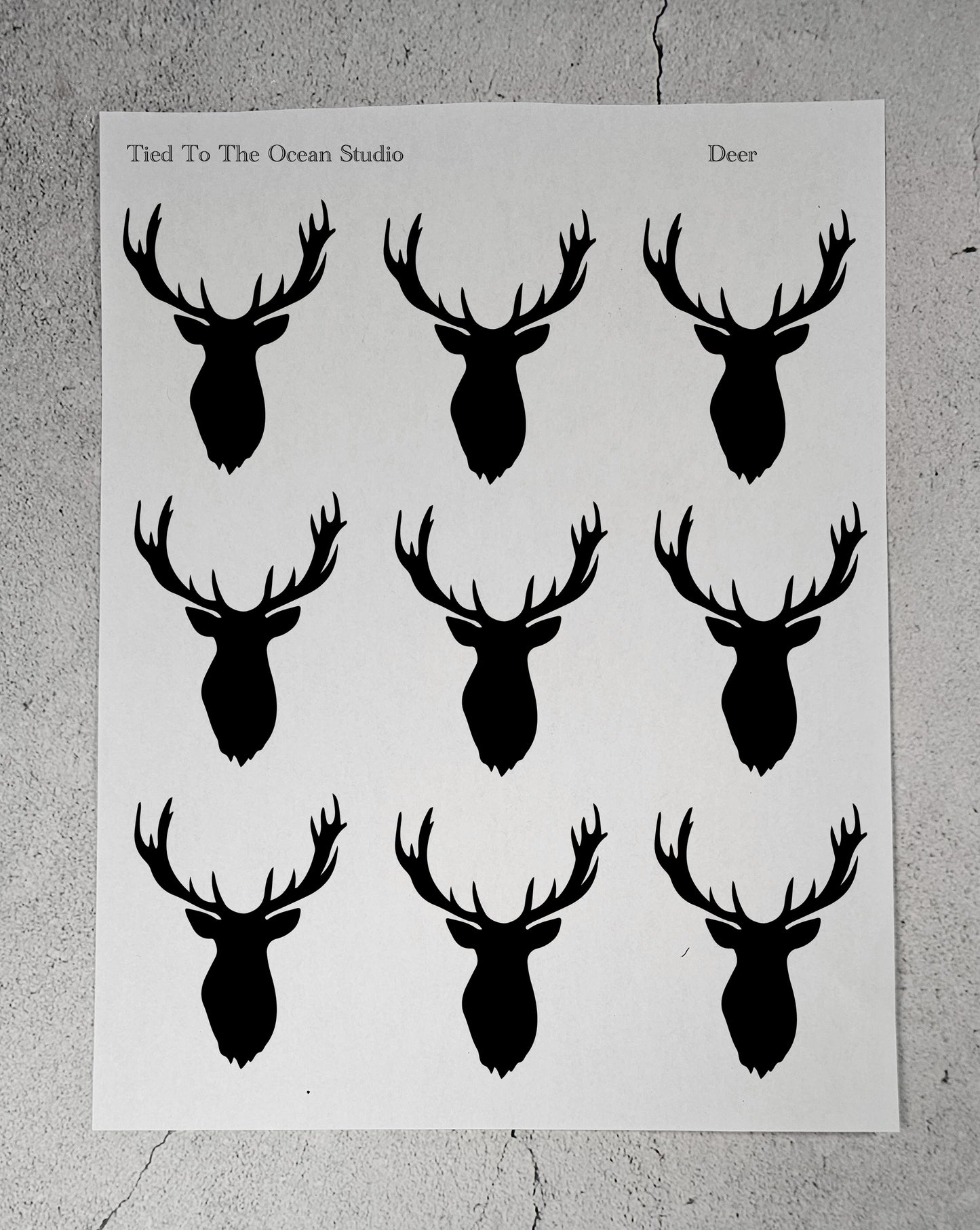 Deer Resist Sticker