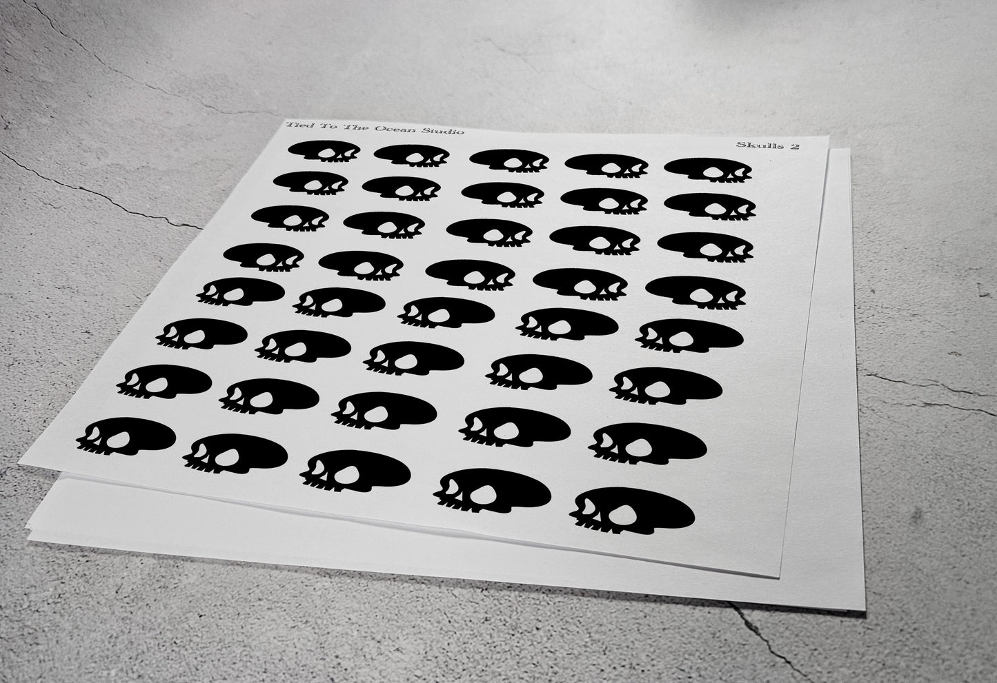 Skull Resist Stickers