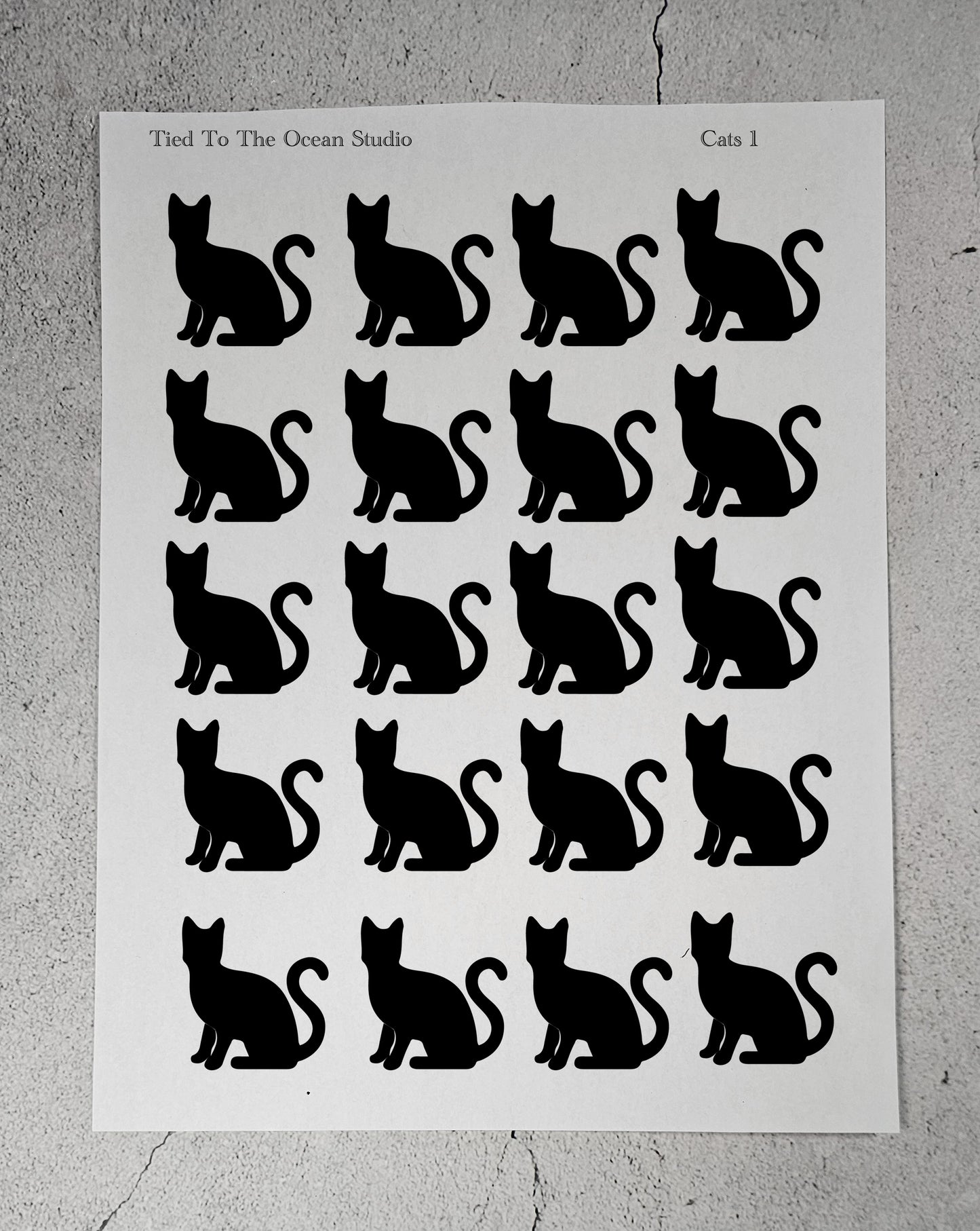 Cats Resist Sticker