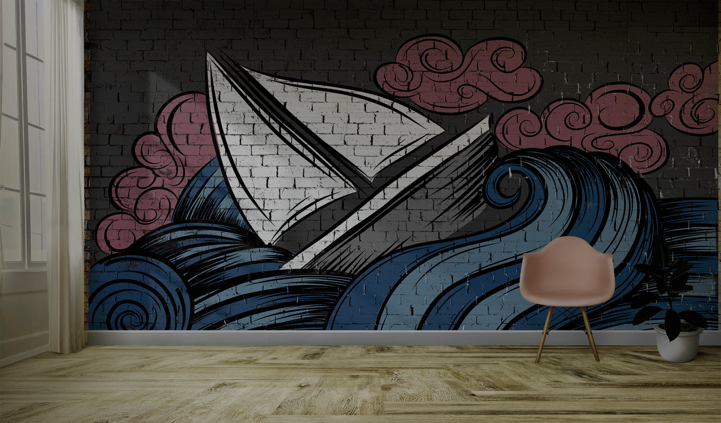Rock the Boat Wall Mural
